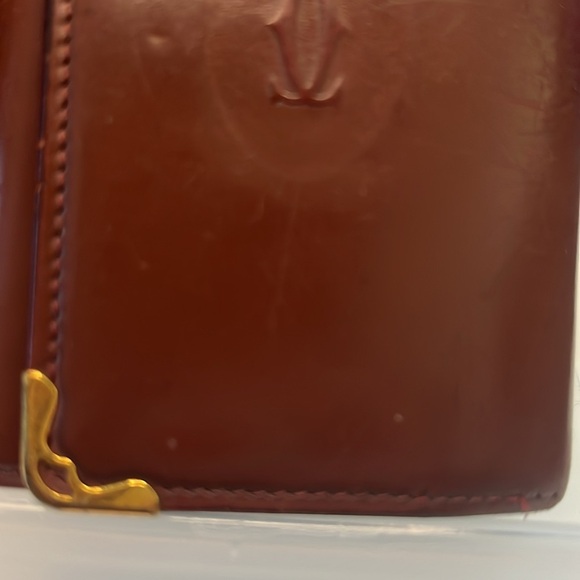 Cartier  Key Holder   6 key case holder EUC burgundy cognac all in original cond - Picture 4 of 17